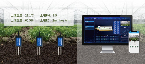 玻璃溫室大棚監控系統墑情監測