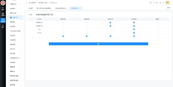 玻璃溫室大棚監控系統賬號管理