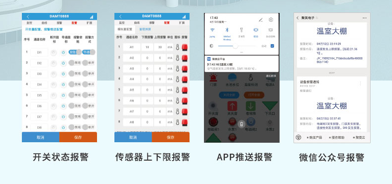 多種方式示警提醒 多種方式示警提醒