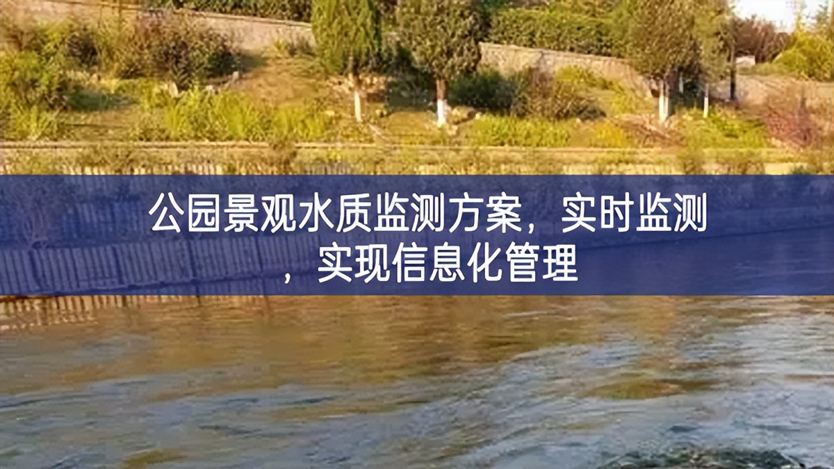 公園景觀水質監測方案，實時監測，實現信息化管理