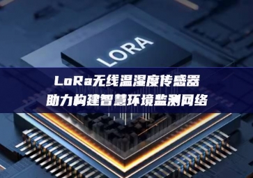 LoRa無線溫濕度傳感器助力構建智慧環境監測網絡